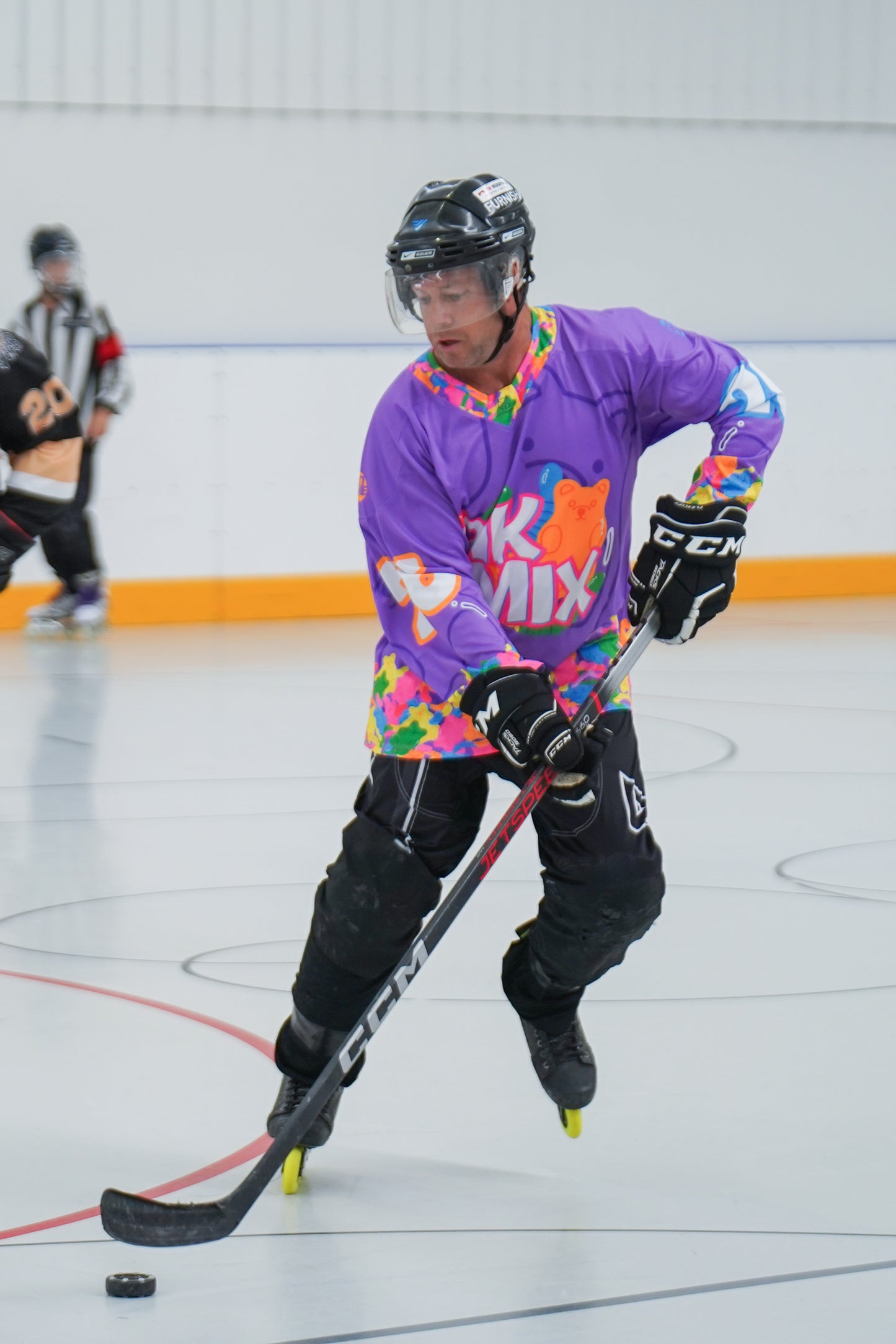 Pik N Mix Inline Hockey Jersey Rear Action Shot