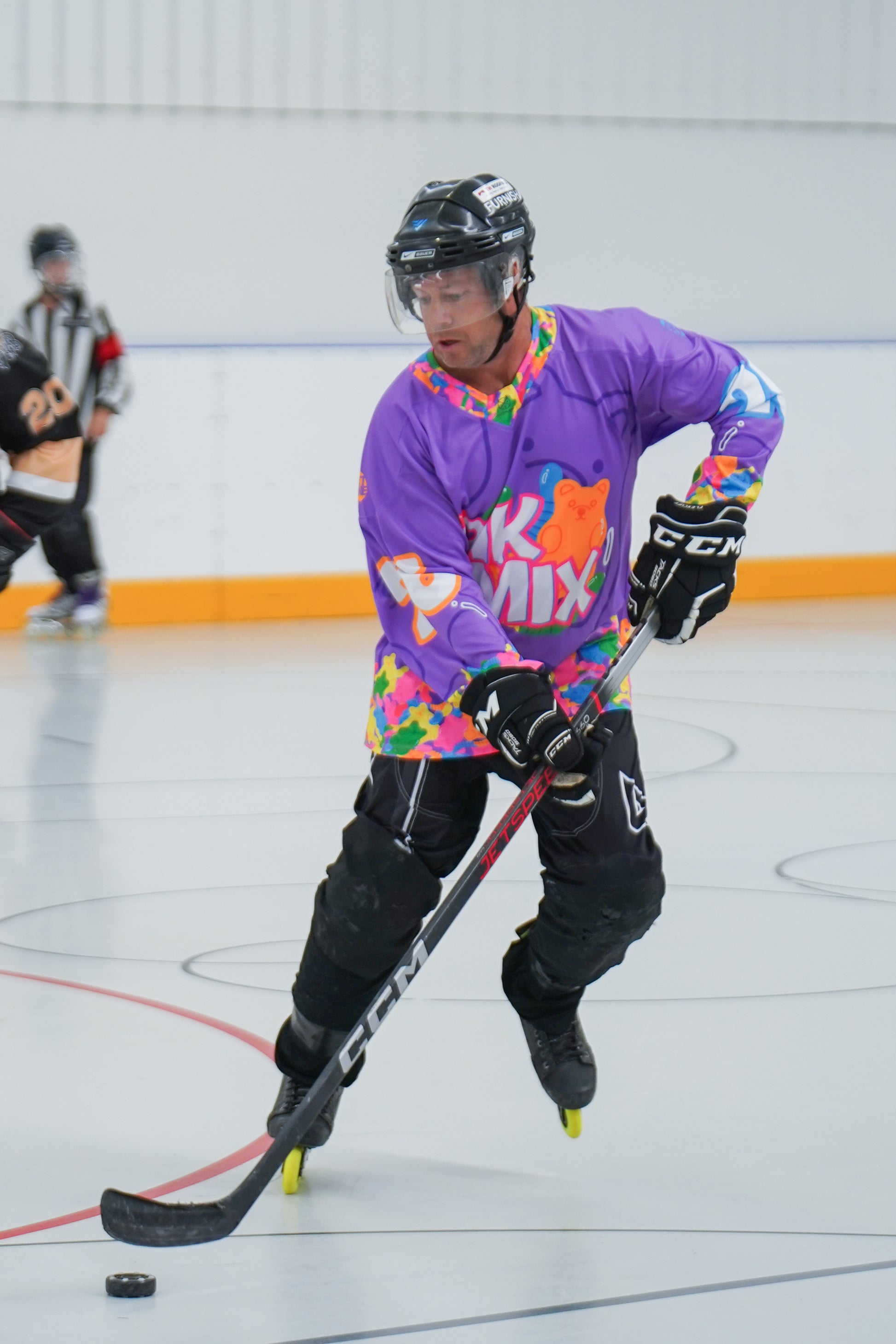 Pik N Mix Inline Hockey Jersey Rear Action Shot