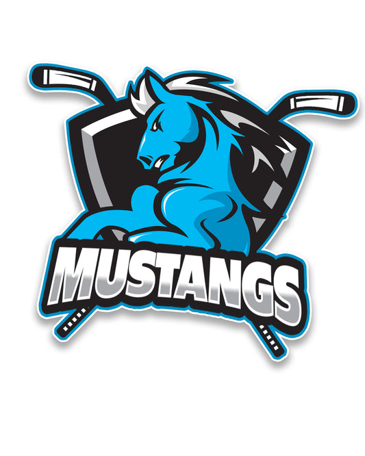 MUSTANGS HELMET STICKER