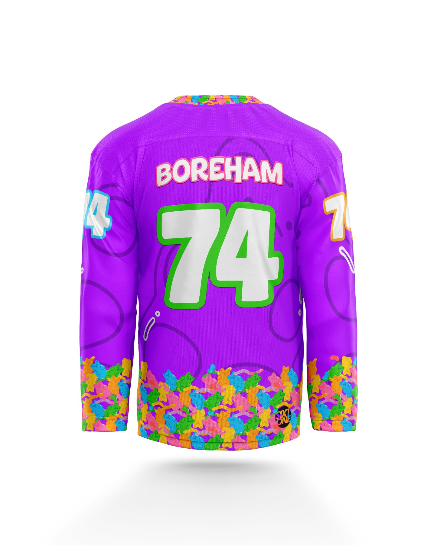 Pik N Mix Inline Hockey Jersey Rear Back
